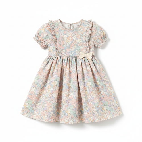 Rochie florală pentru fetițe